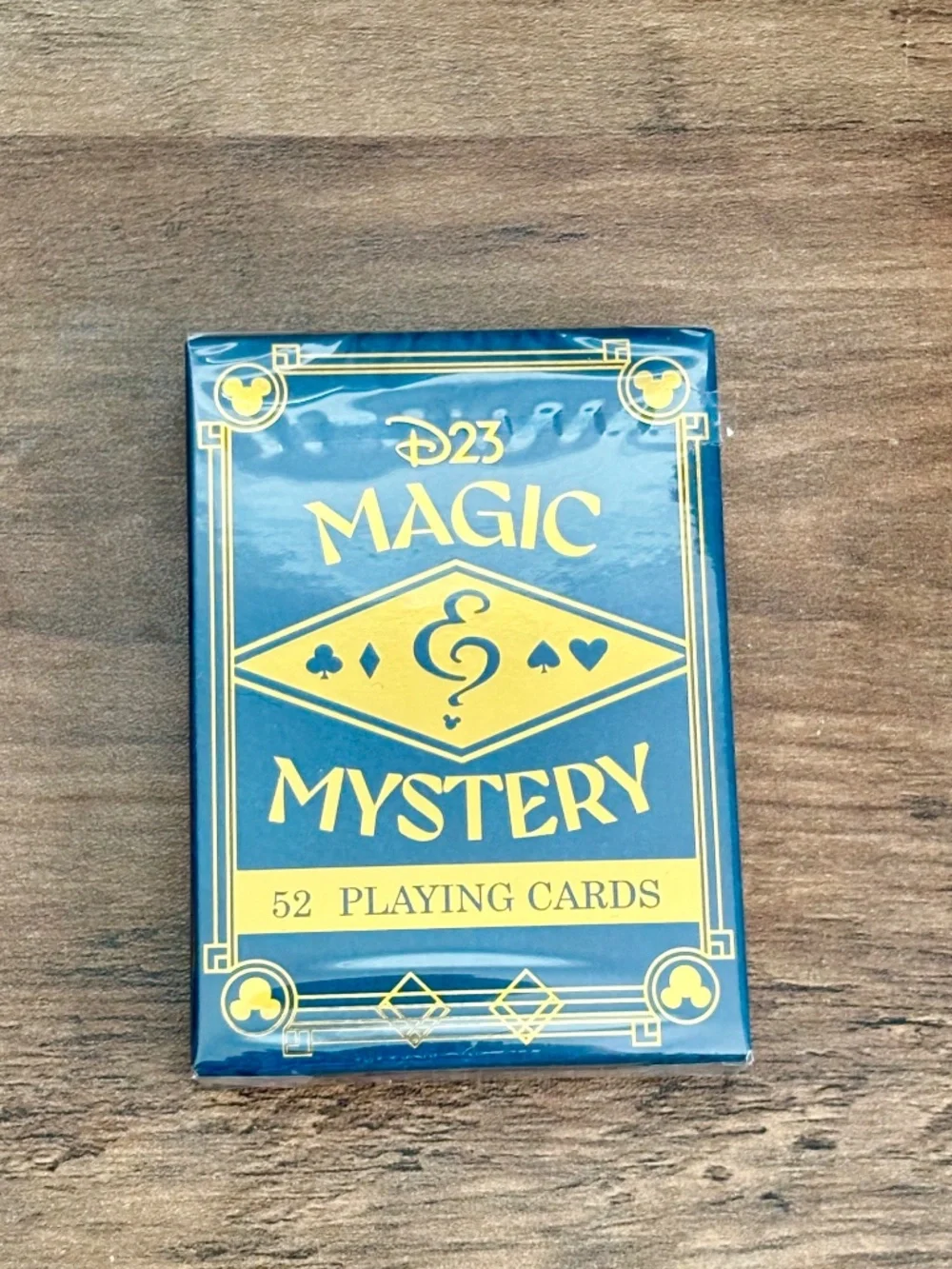 NEW Disney D23 Magic & Mystery Gold Member Set Deck Playing Cards 2024 SEALED